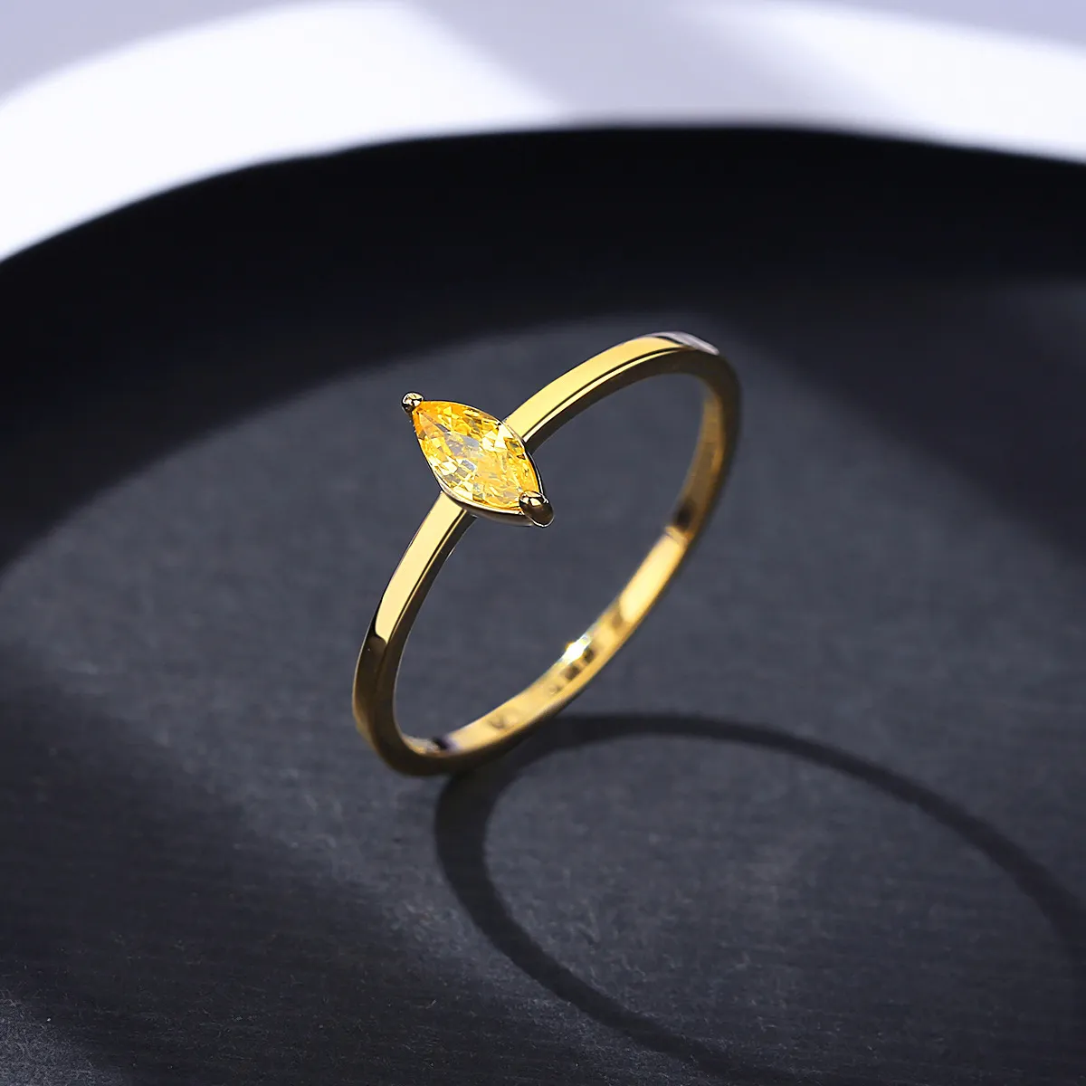 AAA Zircon Ring S925 Sterling Silver Ring Plated 18k Gold Women Brand Ring European and American Hot Popular Eyes Zircon High end Ring Jewelry Valentine's Day Gift spc