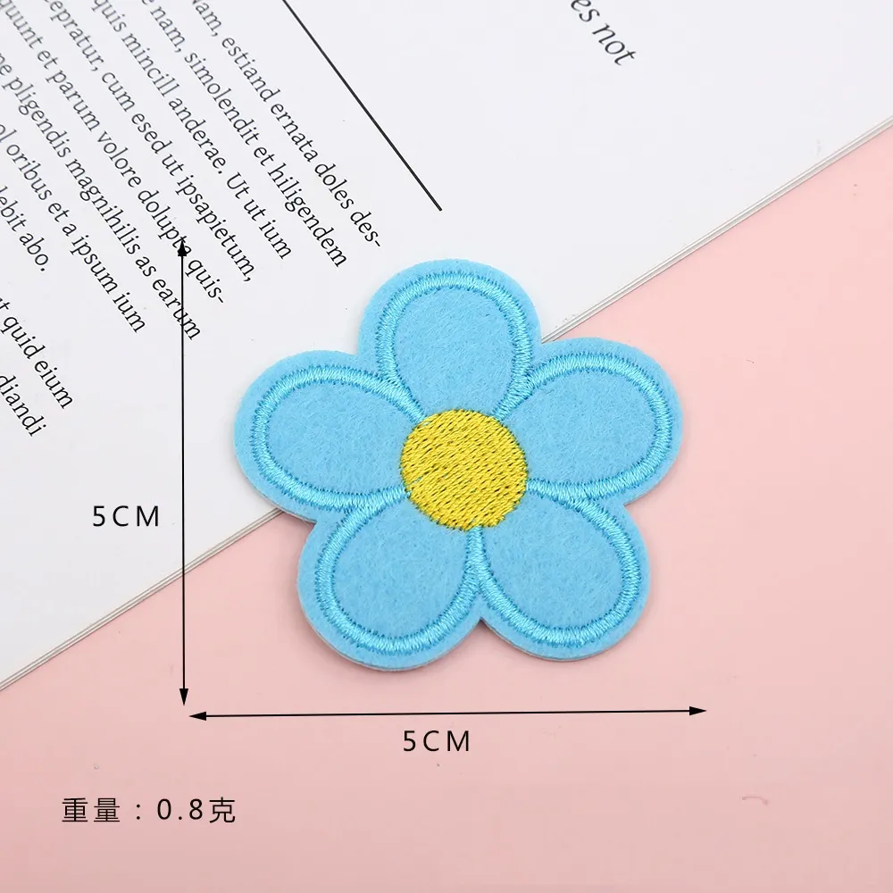 Notions Colorful Flower Iron On Patches Embroidered Patch Decorate Repair  Patches Appliques For Clothing T Shirt Hats Bags Jackets From Moomoo2016,  $0.21