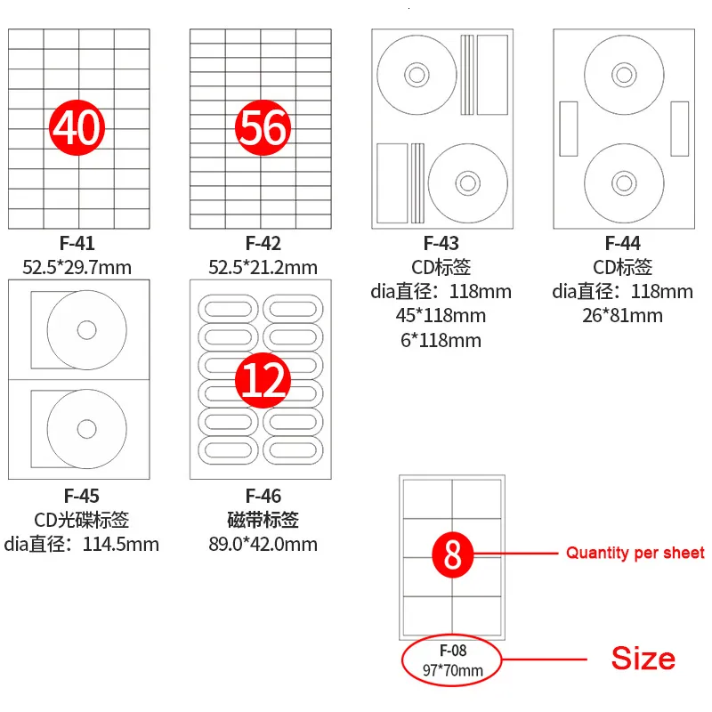 Wholesale Adhesive Stickers 42 Sizes Blank Sticker... From Mu007, $30. ...