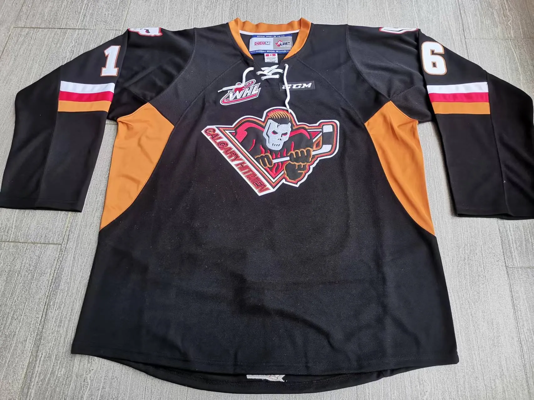 Custom College Hockey Jerseys Stitched Calgary Hitmen 16 Coles Black