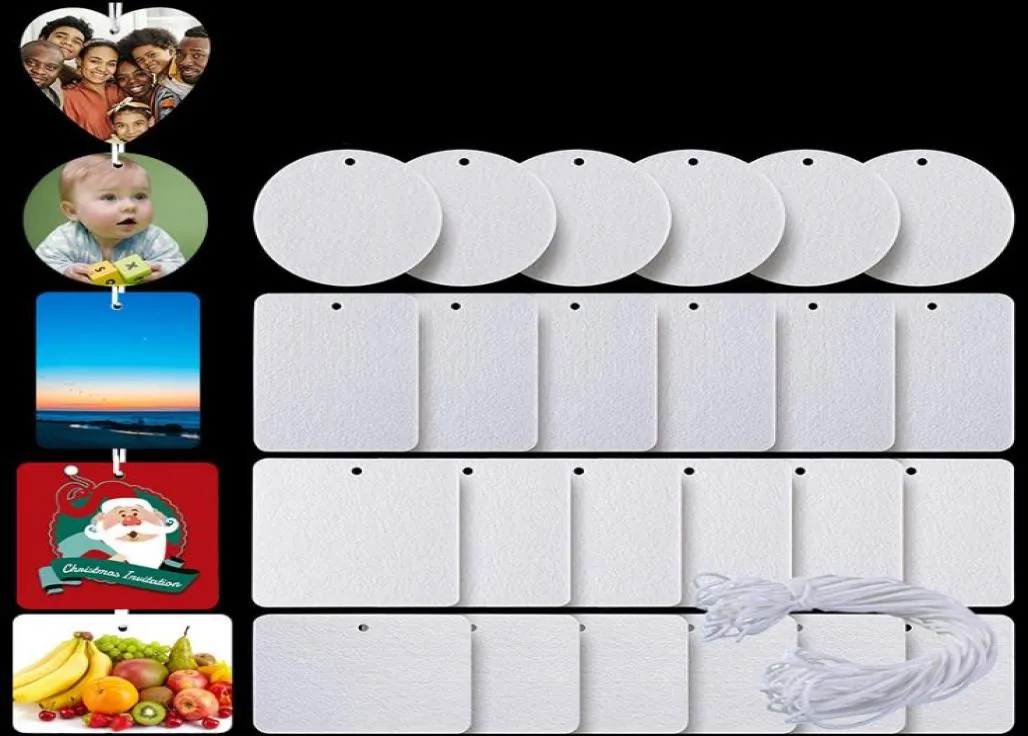 Aroma Cards Sublimation Blank Air Freshener 107cm Felt Material Sheet