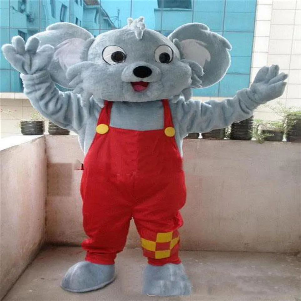 Nouveau Costume de mascotte d'ours Koala professionnel déguisement taille adulte nouveauté 282N