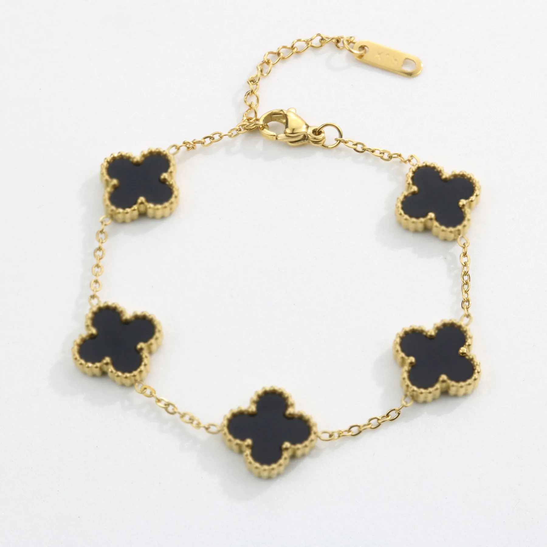 Four-leaf Clover designer jewelry 18K gold bracelet with designer jewelry for women cleef love charm bracelets gifts Christmas Present never fade