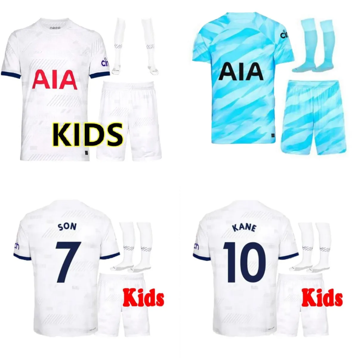 KIDS 23 24 SON Soccer Jerseys 2023 2024 ROMERO PERISIC KULUSEVSKI BENTANCUR KANE RICHARLISON PEDRO PORRO MADDISON VICARIO Maglia da calcio