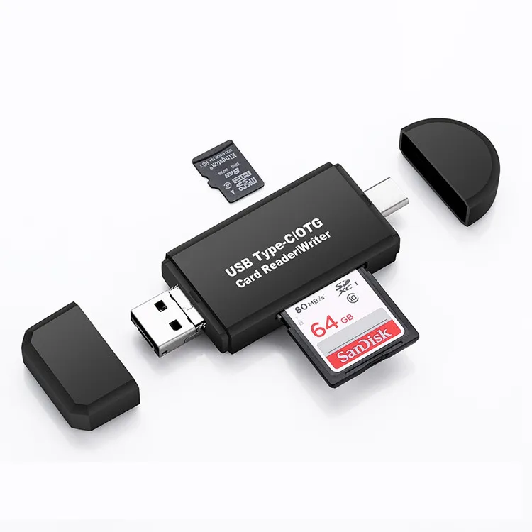 Lettore Di Schede SD, Adattatore per Lettore Di Schede Di Memoria USB C