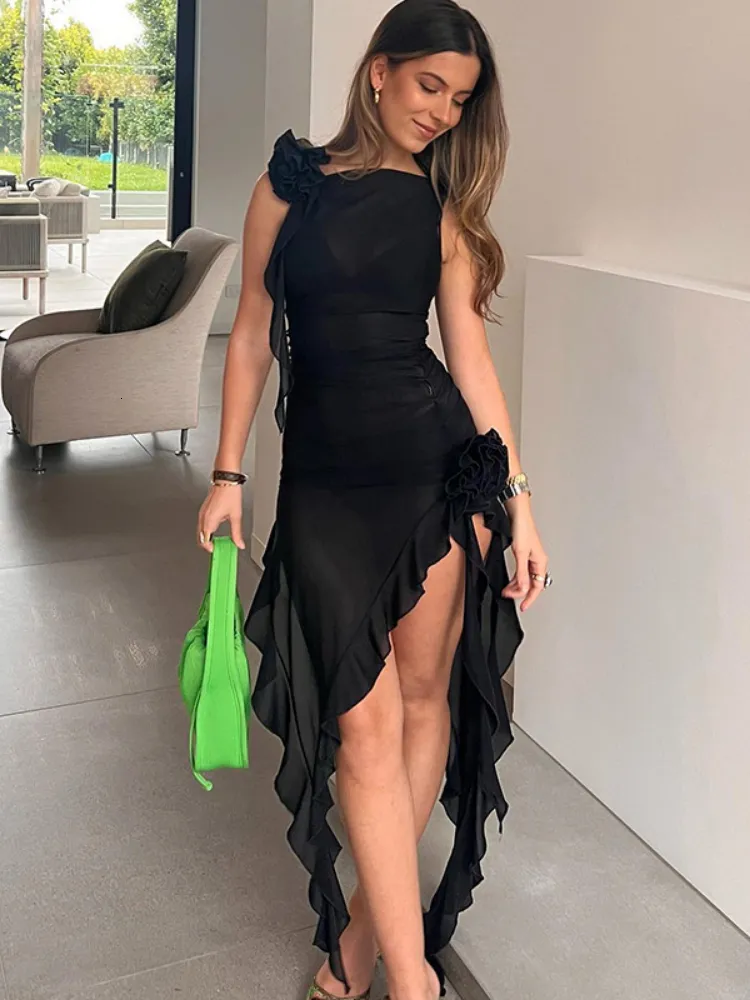 fairy bodycon dress Midnight Doll Fairy Dust Rhinestone Strap V-Neck Tulip Hem Bodycon Mini Dress