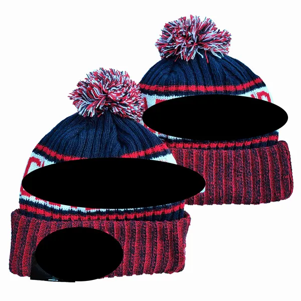 Cleveland'''Indians 'Bobble Bobble Baseball Ball Caps 2023-24 Designer de moda chapéu chapéu chunky knit faux pom beanie' 'chapéu de natal