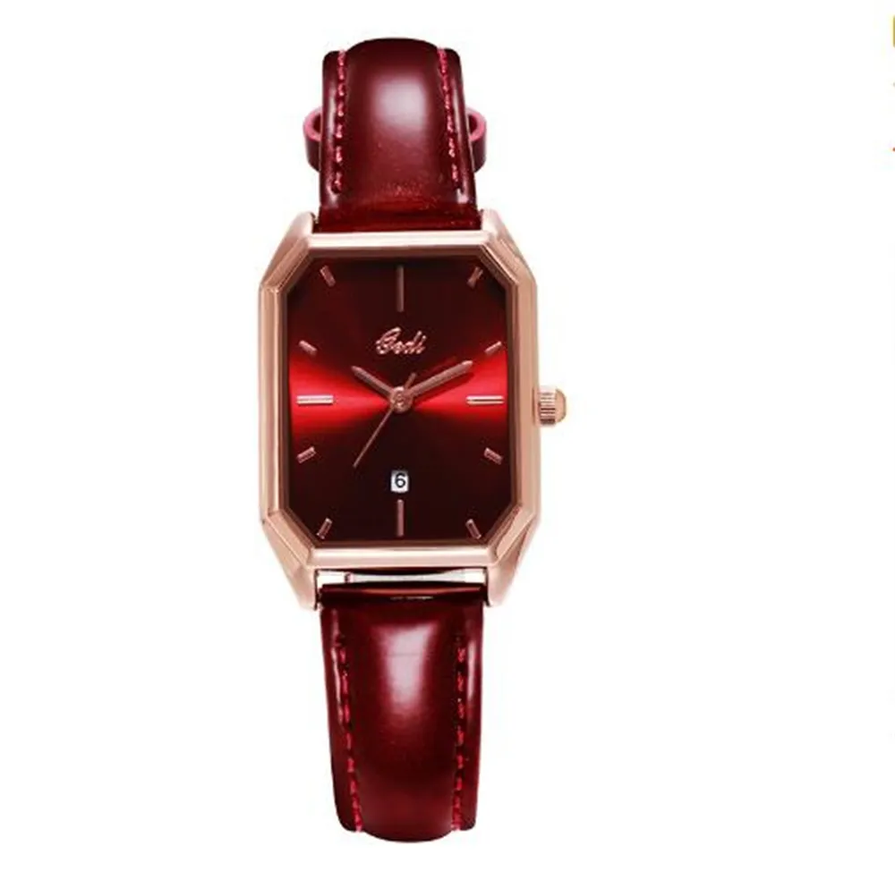 2023 Live streaming popular fashion women trend simple casual belt calendar women's quartz waterproof watch