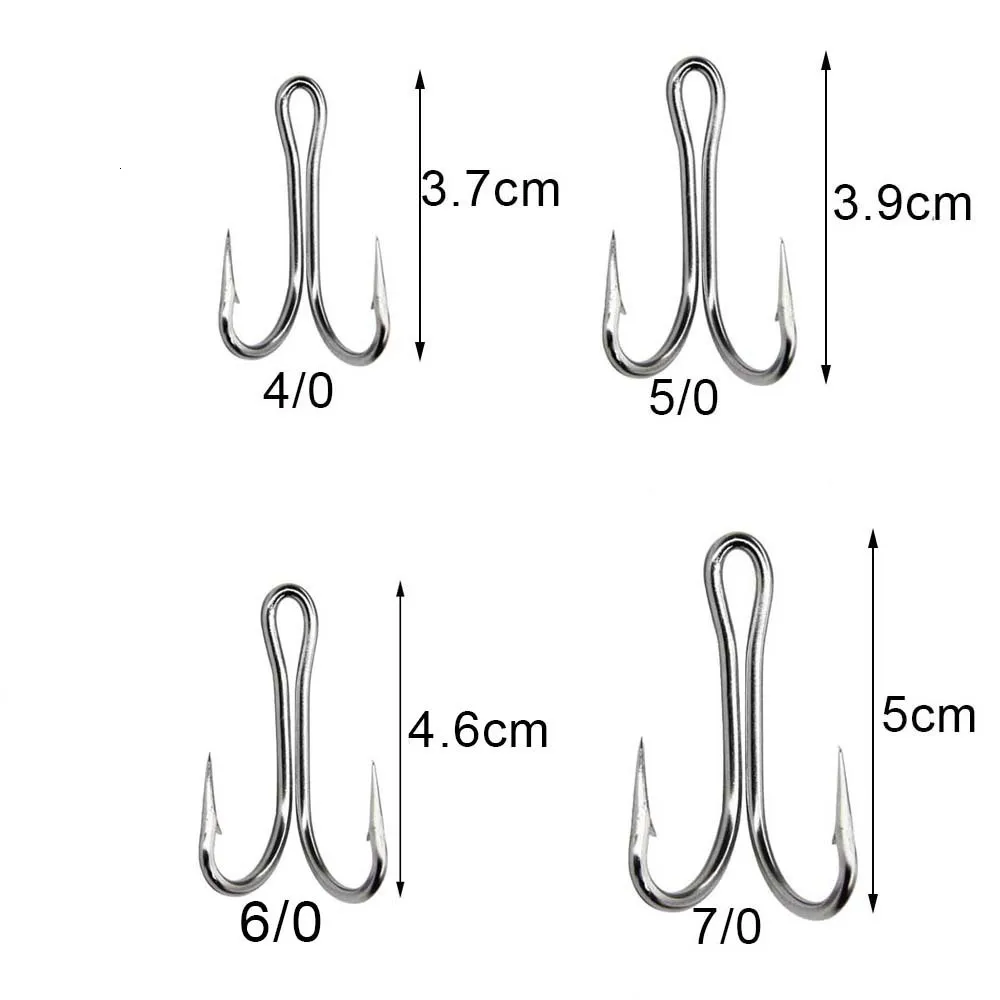 Hameçons De Pêche 20 Pièces Double Hameçon En Acier Au Carbone