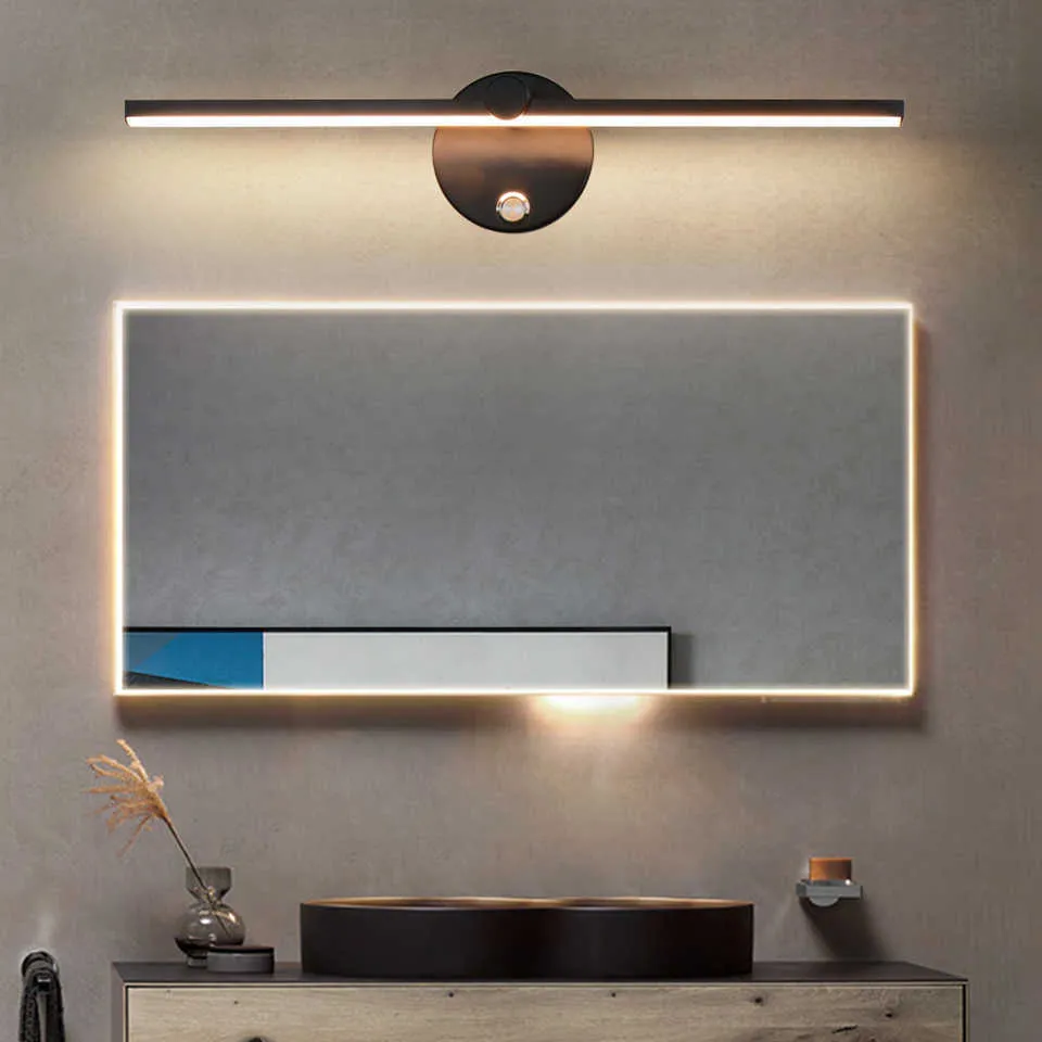 ランプノルディックシンプルなアルミニウムLEDランプモダン調整可能な照明ホームスイッチ付き白い茶色の壁の光