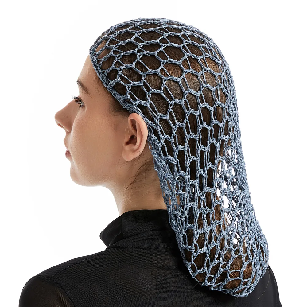 Fashion Women Crochet Night Handmade Sleeping Hair Net Mesh Cap Snood Net Hat – Buy The Best Products In The Online Store - Foto 9