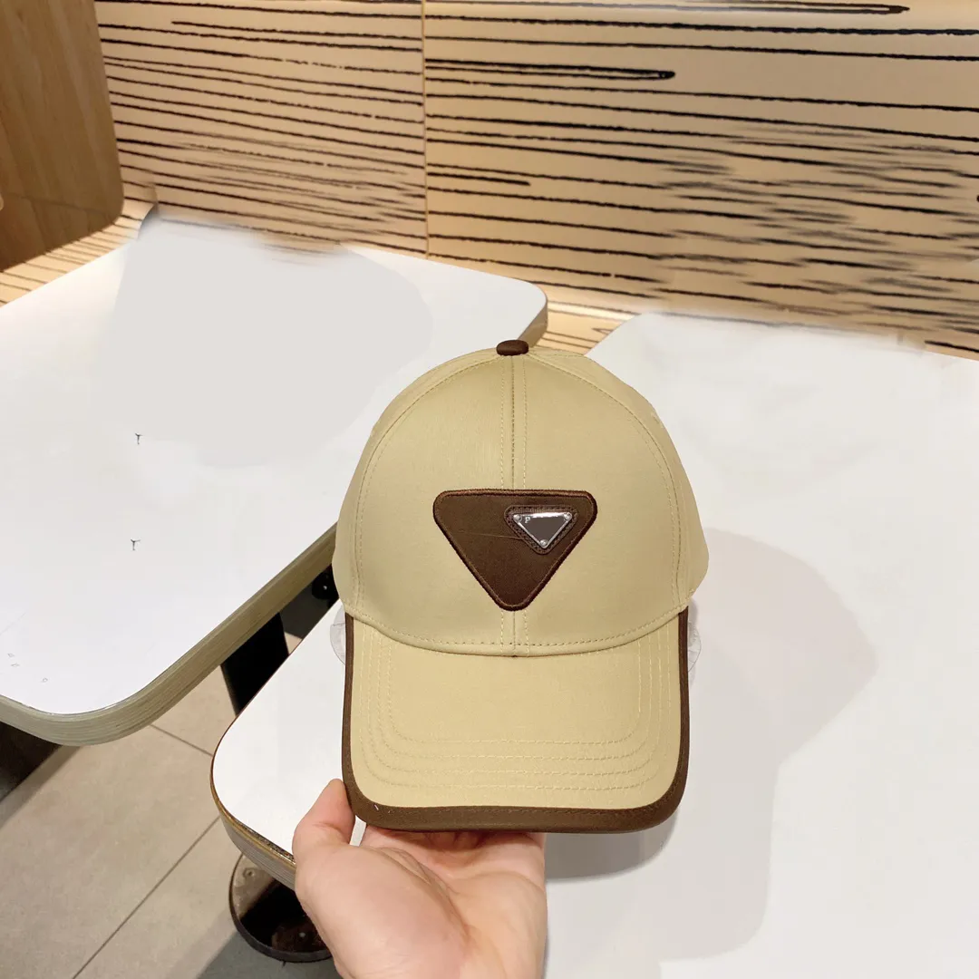 Классические стили треугольник марки дизайнера ковша шляпа для мужчин женщин бренд P-буквы P-букв Ball Cap