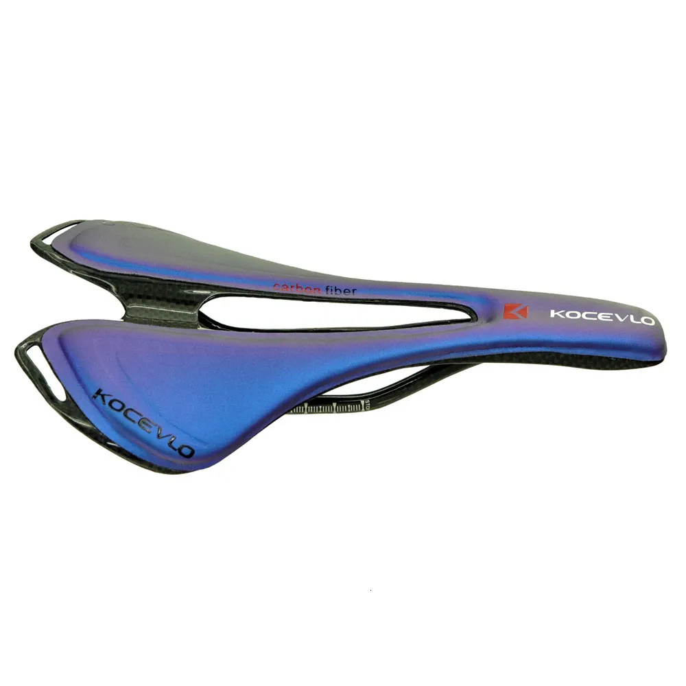 Toseek comfortable bike seat lightweight carbon fiber bicycle saddle cushion with leather cover for road bike and mountain bike sale