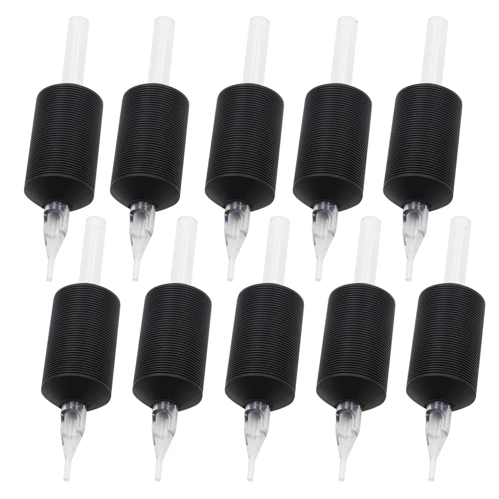 Punhos de tatuagem 20 peças 3R/5R/7R/9R Tubos de aperto de tatuagem descartáveis 25MM Silicone macio Punho de tatuagem para tatuagem Neeldes Suprimentos de tatuagem 230701