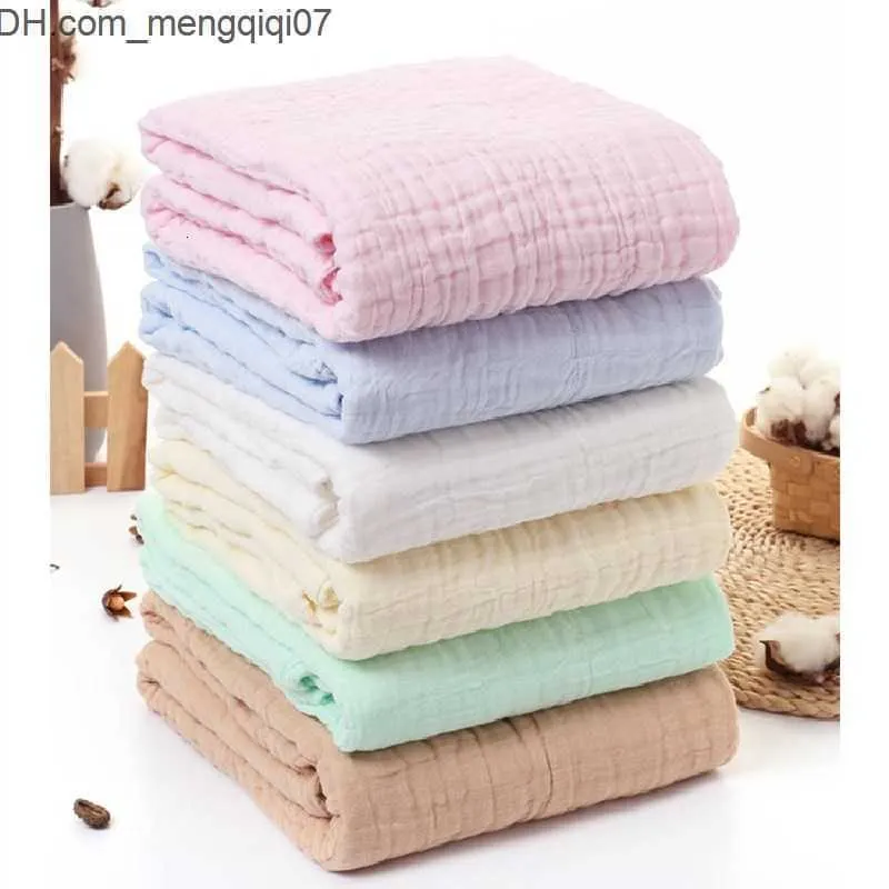 Cobertores Cobertores Swaddling Swaddling Musseline Swaddles Cobertor para banho de algodão nascido Toalha de banho infantil Roupas de arroto menino menina fralda de pano 230331 Z230701