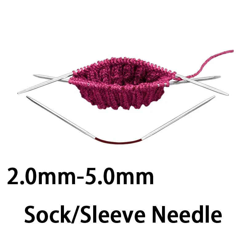 Cards New Arrive 3pcs/pack Nylon Tube Circular Knitting Needles Sock/sleeve Needle Wool Cotton Yarn Diy Knit Accessories