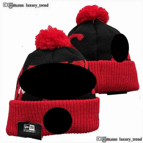 Toronto''raptors''Bobble Hats Baseball Caps 2023-24 Projektant mody Bucket Hat Chunky Knit Faux PO Beanie Hat Hat