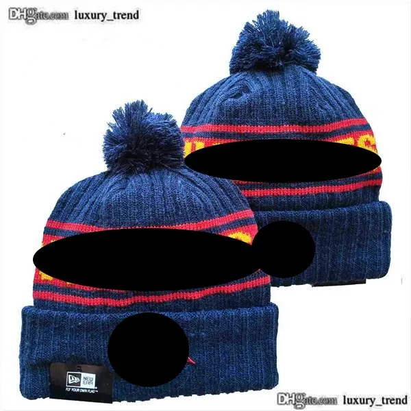 DENVER''NUGGETS''BOBBLE HATS野球帽を2023-24ファッションデザイナーバケツハットチャンキーニットフェイクポムビーニー ''クリスマスハット