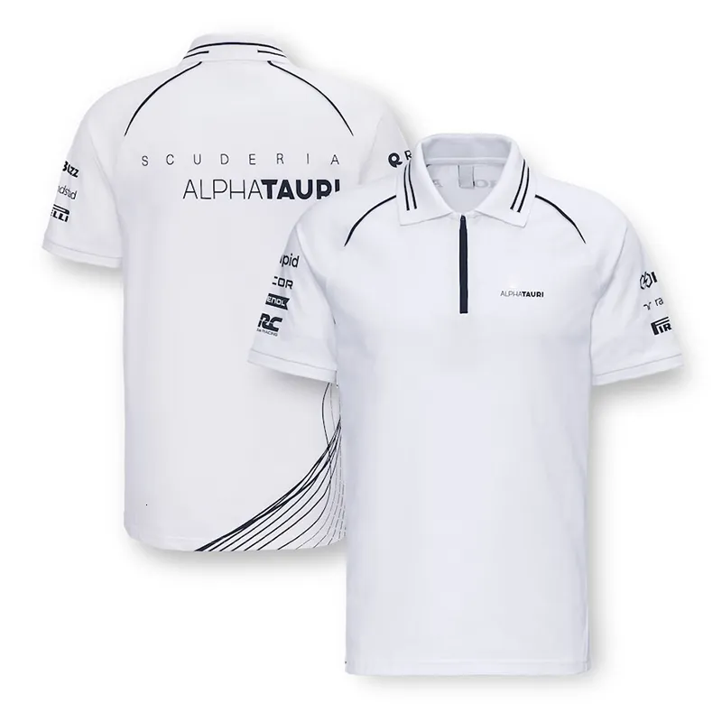 Men's Polos 2023 Summer Racing 3D Printed POLO Shirt Official Website Racer Short Sleeve 230630