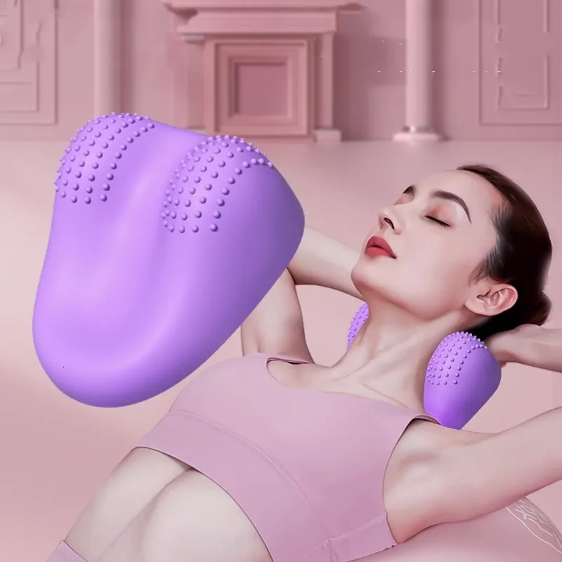 Nekkussen masseren Nekmassage Kussen Corrector Cervicale Zwaartekracht Tractie Spierontspanning Hulpmiddel voor pijnverlichting Gezondheidszorg Nekmassager 230701