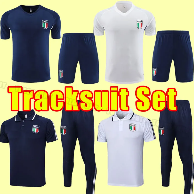 23 24 BONUCCI home soccer survêtements 2023 2024 ItalyS home INSIGNE Italia VERRATTI CHIELLINI CHIESA BARELLA FOOTBALL SHIRTS polo à manches courtes ensemble d'entraînement pantalon