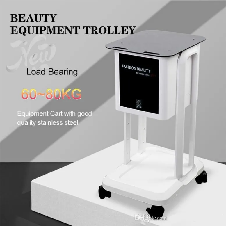 Beauty Trolley Stand Holder Rolling Cart Roller Wheel Aluminium ABS Trolley för Hydro Dermabrasion RF Cavitation IPL Machine177