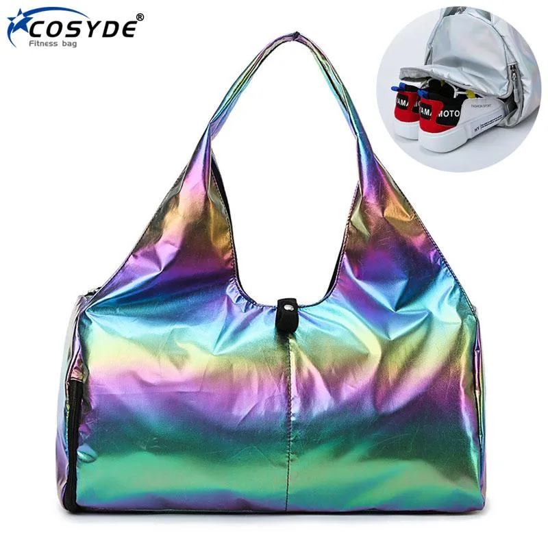 أكياس مقاومة للماء Fiess Sport Bag Big Yoga Mat Bag Bags Wadies Workout Hand Lage Organizer Bag Gym for Women