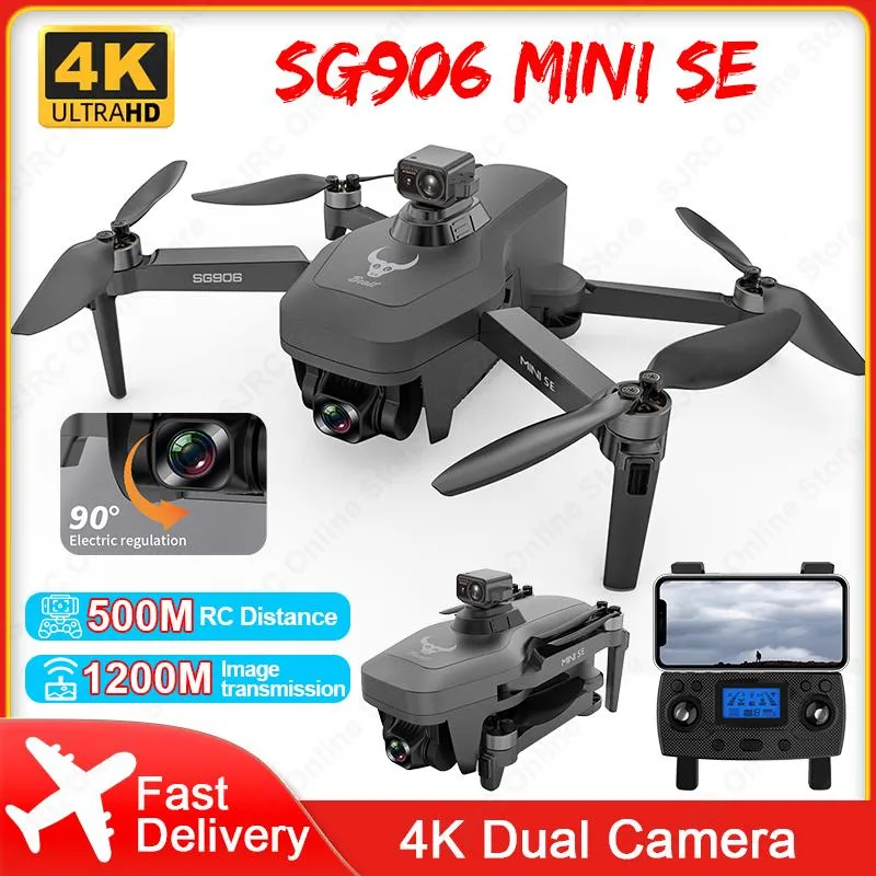 Drones Zll SG906 MINI SE MAX GPS GPS DRONE 4K Professional RC Quadcopter 4K HD Camera Dron 5G WiFi FPV DRONES MOTEUR sans ballot