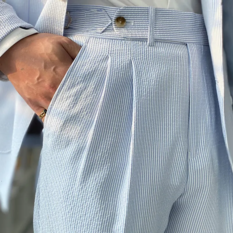 High Waist Straight Men's Spring formal pants for men High Waist Straight Men's Spring formal pants for men