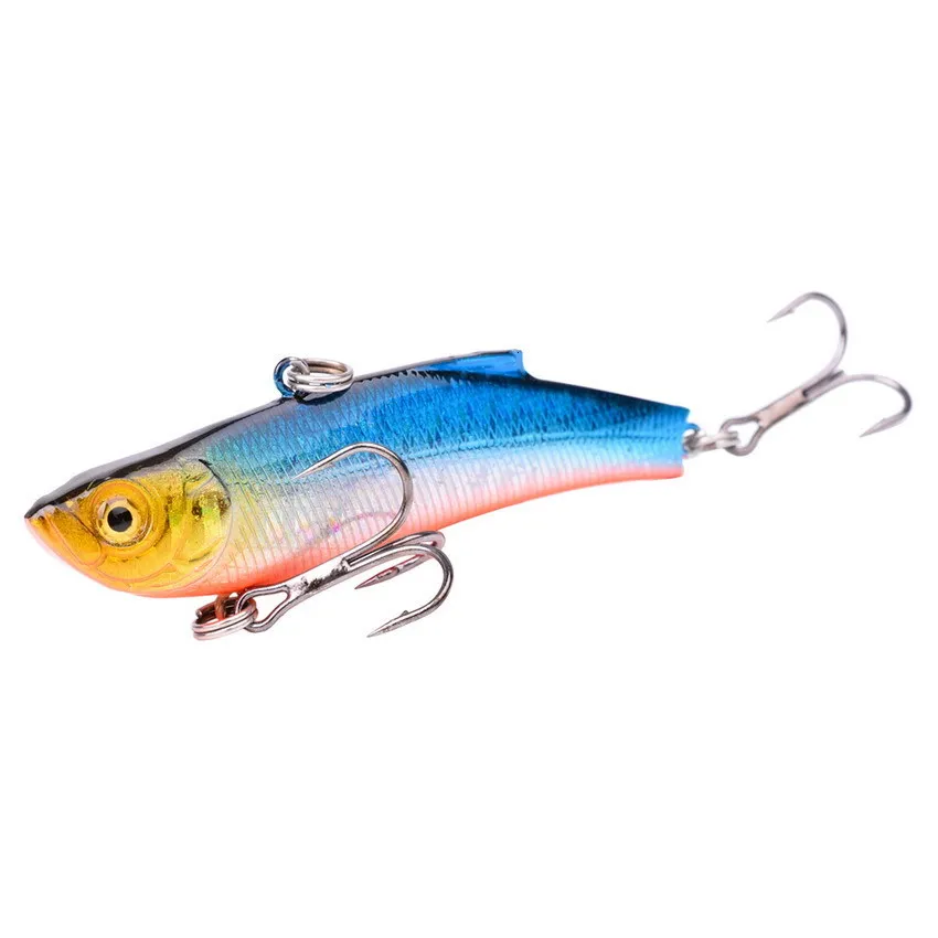 Aorace Winter Ice Fishing Lures Deutsch 7cm/18g Sinking Isca Rattlin Vibration  VIB Hard Bait Crankbait With Treble Hooks Tackle From Niao009, $7.85