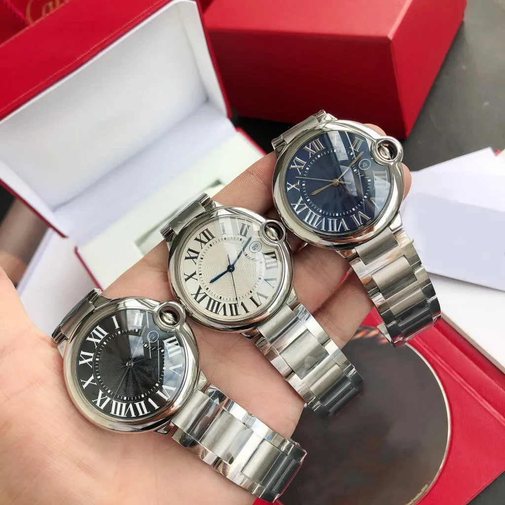 Klassisk ballongklocka Mens Watches Ceramic Bezel Classic 42mm Luxury Watch Automatisk mekanisk rörelse Designer Watch Wristwatch No Box