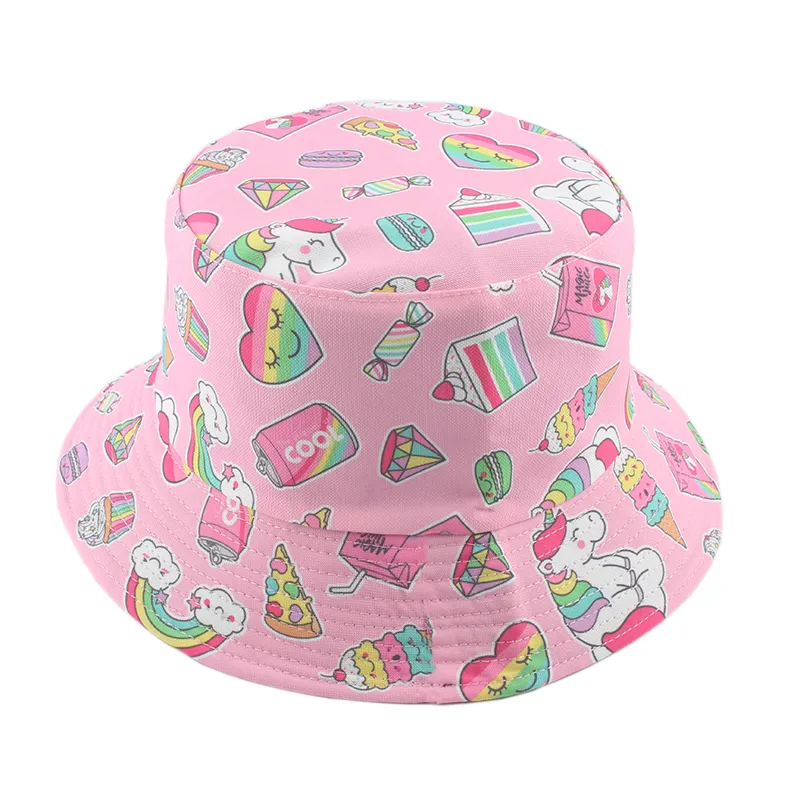 Mode coton rose seau chapeau pour femmes été plage pêche soleil chapeaux filles pliable pêcheur casquettes