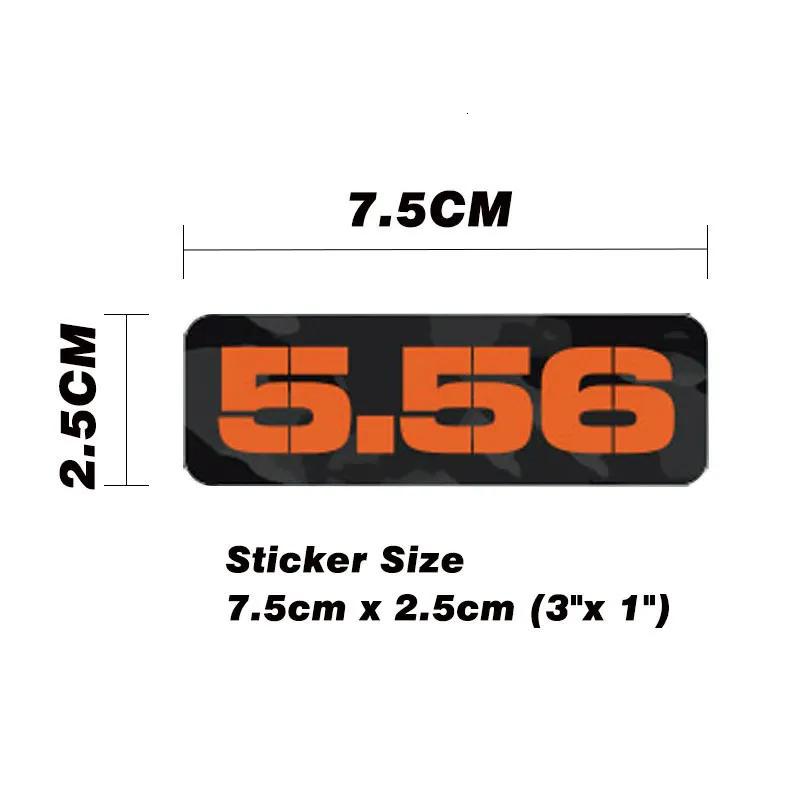 Raiseek 16 Pack Ammo Can Sticker Decals - Caliber Labels .223 .308 9mm 5.56 Etc., 3x1 Inch Vinyl