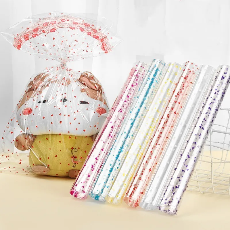 Transparent Plastic Gift Bags For Doll Toys Flowers And Fruits