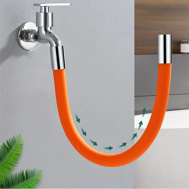 Purificateurs de cuisine robinet extension du tuyau de salle de bain 360 ° rotation robinet de flexion extension de lavage de lavage