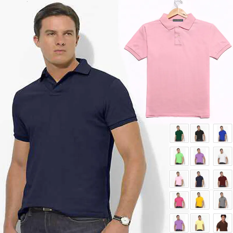 Мужская футболка-поло Hombre, маленький топ-поло с коротким рукавом, повседневная рубашка из 100 хлопка, высокое качество, Homme Masculino 230630
