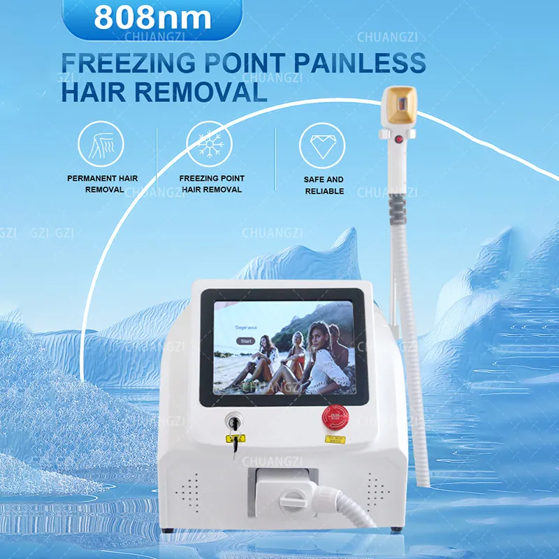 New Big Power 2000W Diode Laser 808 Hair Removal 3 Waves 755 808 1064 Hair Remover Machine Factory Price