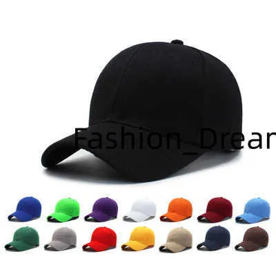 Spot gros chapeaux ajustés femmes couleur unie publicité casquette panneau lumineux épaissi casquette à visière extérieur pare-soleil casquette de baseball