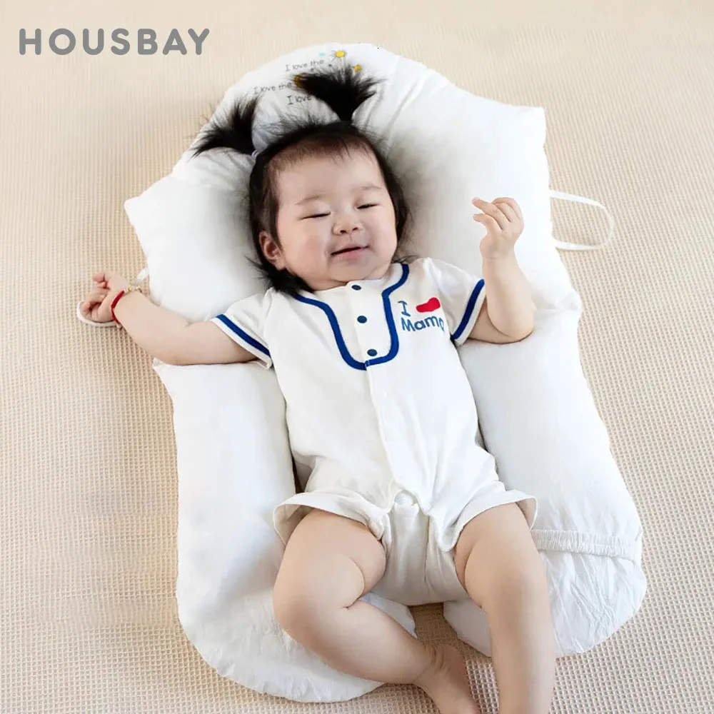 Almohadas Beb Almohada nacido Transpirable Confort Guardia Dormir Beb Cabeza Protecci n Almohadilla Dormir Coj n 230630