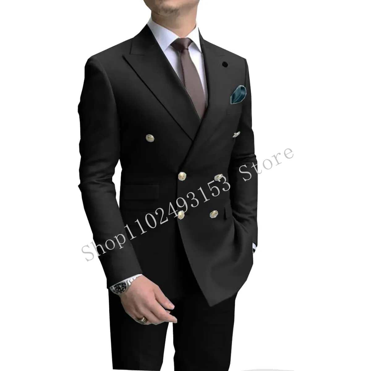 Blazer Doppiopetto Uomo Bar III, Bianco, Slim Fit, Taglia 44 Regolare – Perfetto Per Matrimoni