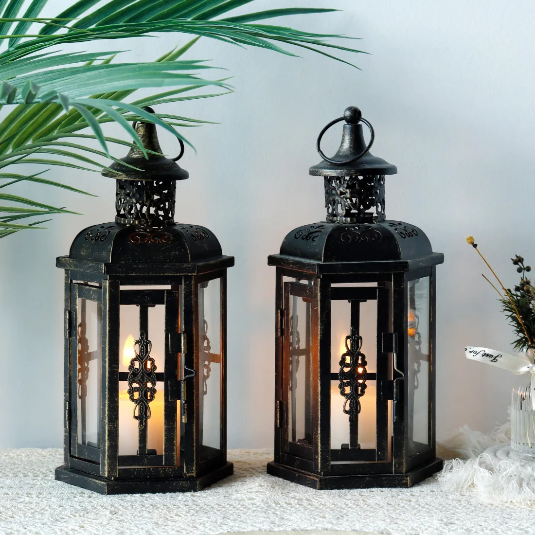 Nordic Vintage Candle Holder Lantern - Black Iron Hanging Lanterns,  Aesthetic Candle Decor for Home, Wedding, Room Decoration from Dhgate Candle  Holders - price 46.52, image size:1100x1100