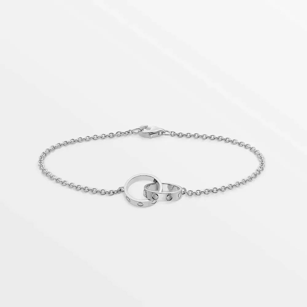 Luxe sieraden High Edition Titanium Staal Charm Armbanden Liefde Armbanden voor Vrouwen Meisjes Dames Gift Designer Sieraden