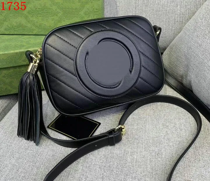 bolsas de mão de design com borla bolsas femininas de couro Soho disco bolsa de ombro bolsa mensageiro com franjas bolsas de tiracolo de designer carteira bolsas de noite 22 cm