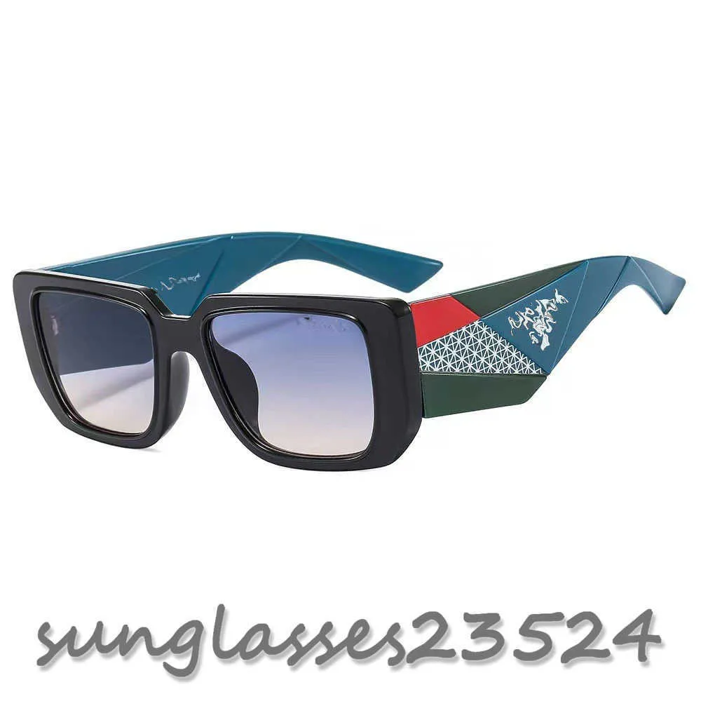 Designer Zonnebril Heren Dames UV400 Gepolariseerde lenzen Cat Eye Full Frame zonnebril buitensporten Fietsen Rijden reizen zonnebril Gafas de sol 3435 blauw