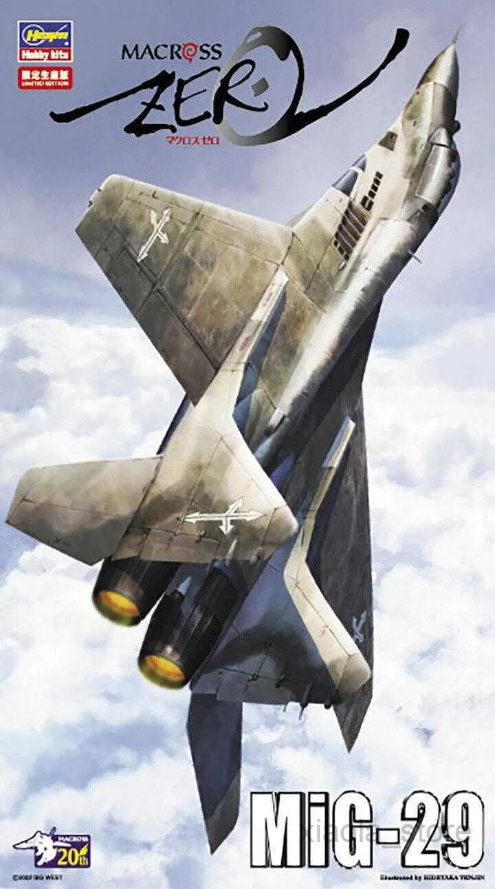 طراز الطائرات Modle Hasegawa # 65762 1/72 Macross Zero MiG-29 مجموعة نماذج الطائرات