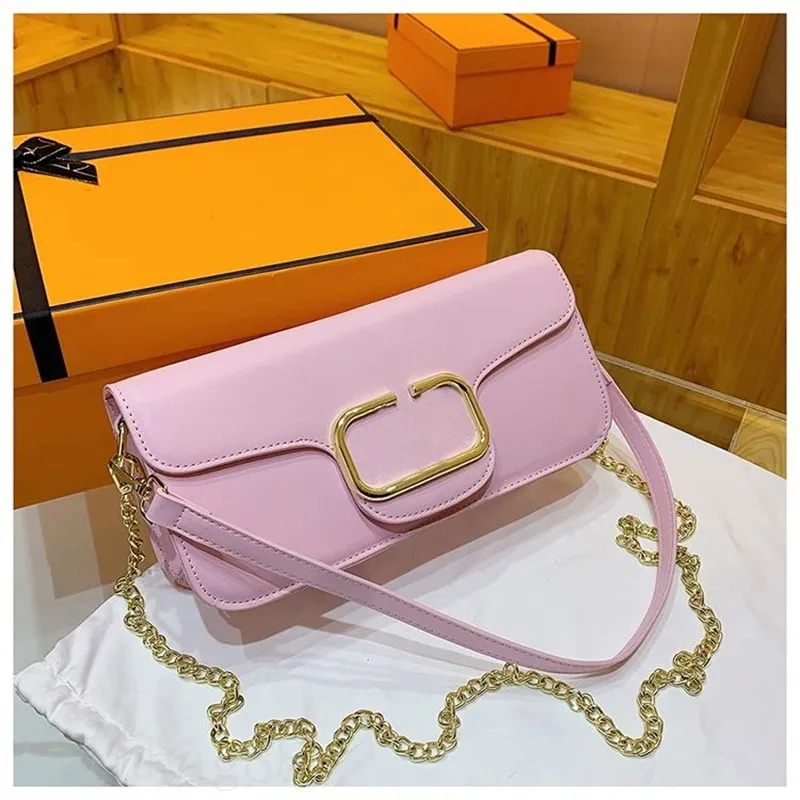 Metal shoulder bag plated gold letter crossbody bags for women mens fashion accessories borse classical sheepskin lining designer bags colorful XB044 E23