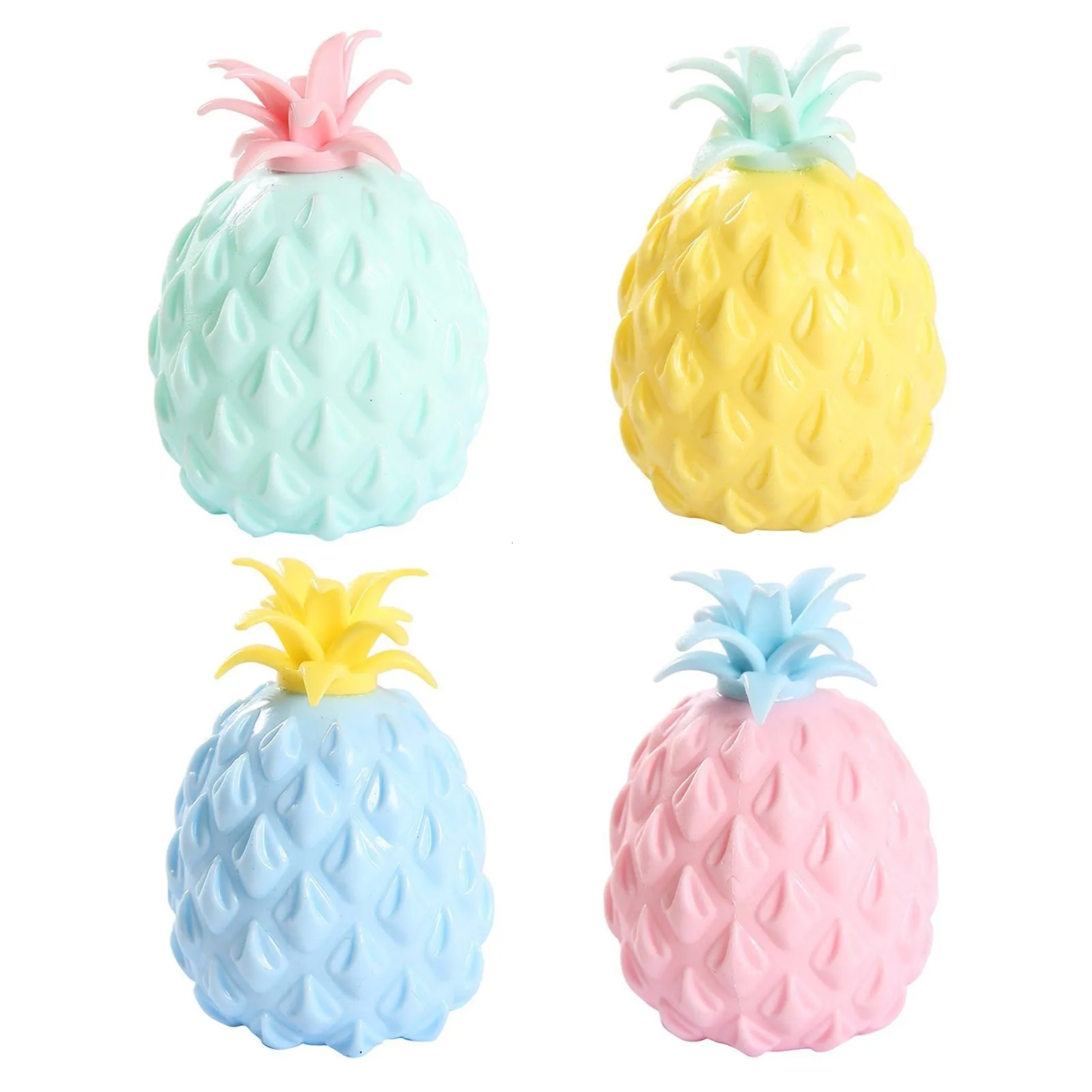 Dekompressionsspielzeug Mehl Ananas Relief Stressbälle Fidget Toys Squeeze Fruit für Kinder Antistress Kinder 230630