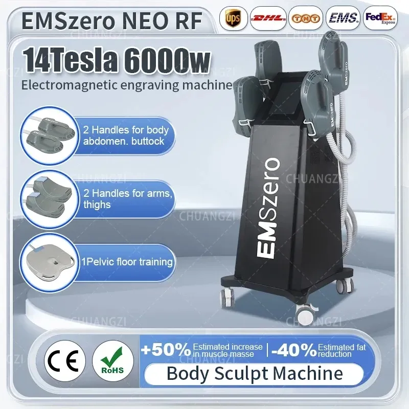 2023 Nuovo 14 Tesla Hi-emt Body Sculpt EMSZERO NEO Macchina per scolpire il corpo dimagrante Nova EMS Elettrostimolazione Body Muscle Sculpt Butt Build Neo