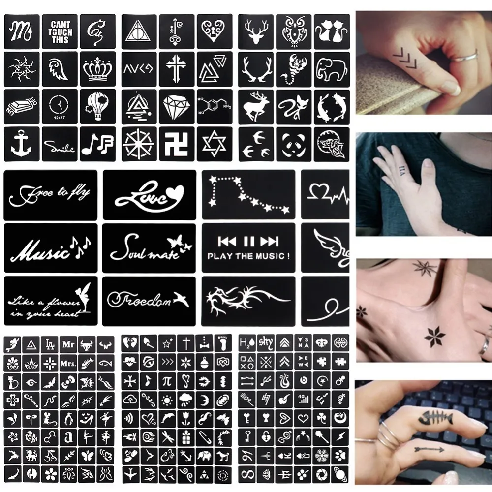 Professional Waterproof Pre Printed Tattoo Stencils Templates 17 Sheets With 264 Maps, Glitter Airbrush, Hand And Finger Drawing #242095 230701 From Lian07, $20.22 | DHgate.Com professional-waterproof-pre-printed-tattoo-stencils-templates-17-sheets-with-264-maps-glitter-airbrush-hand-and-finger-drawing-242095-230701-from-lian07-20-22-dhgate-com