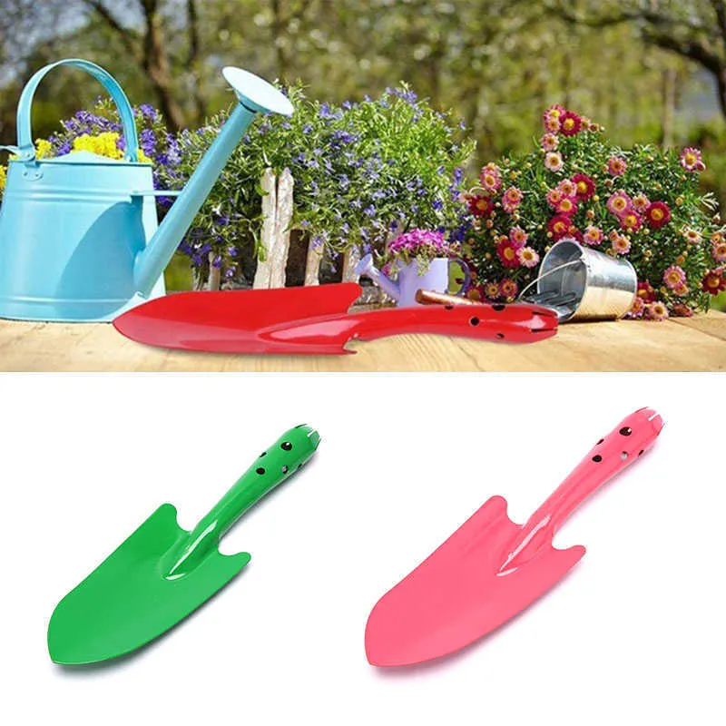 Handle Small Iron Trowel,Gardening Potting Soils Scoop Hand Trowel Soils Diggers Flower Shovel Gardening Small Shovel Random